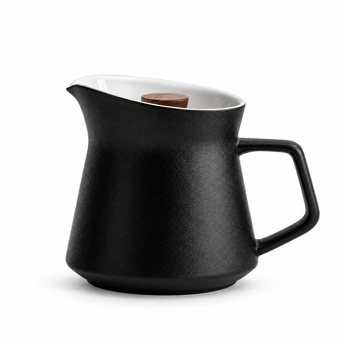 Wangshan Rotating Ceramic Tea Pot with Infuser – 400ml