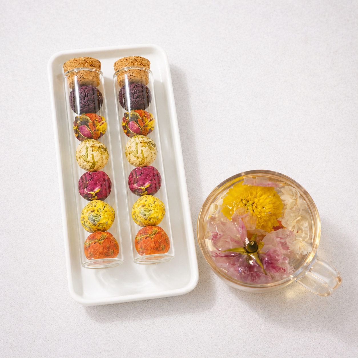 Handcrafted Blooming Flower Tea Balls