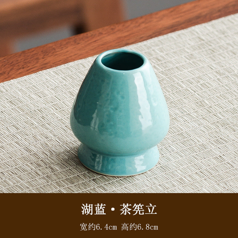 Large Japanese style matcha bowl hit matcha tool matcha brush dot tea bowl cute striped tea whisk utensils set