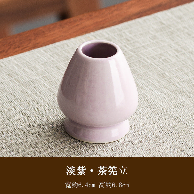 Large Japanese style matcha bowl hit matcha tool matcha brush dot tea bowl cute striped tea whisk utensils set