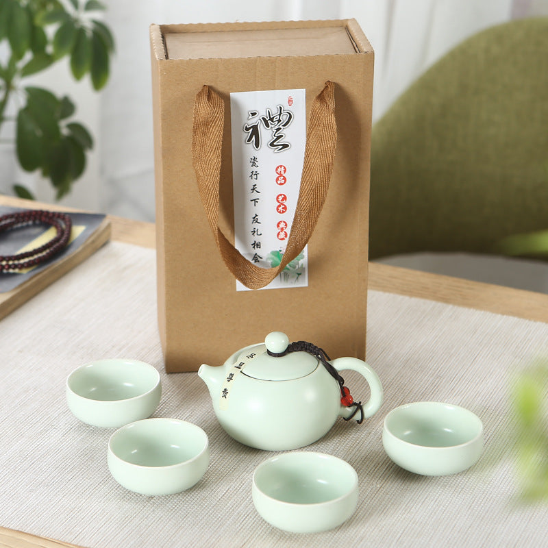 Dingyao Xishi Teapot Tea Set