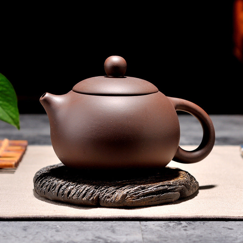 Upside down Yixing purple sand teapot for making tea handmade small Xishi household large-capacity teapot Kungfu tea set